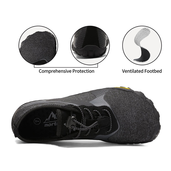 Women Water Shoes for Beach, Lake & More - BLACK DARK GREY - 3